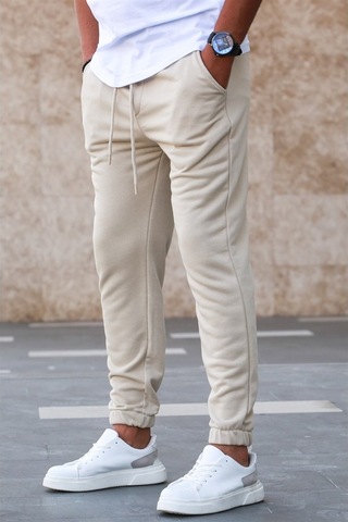 Madmext Bej Basic Eşofman 5424 Bej