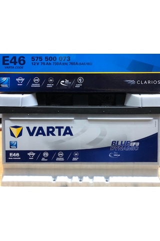 12V 75Ah Amper730A Varta Akü E46 Start-Stop Efb Mayis 2022 Üretim / 262451809