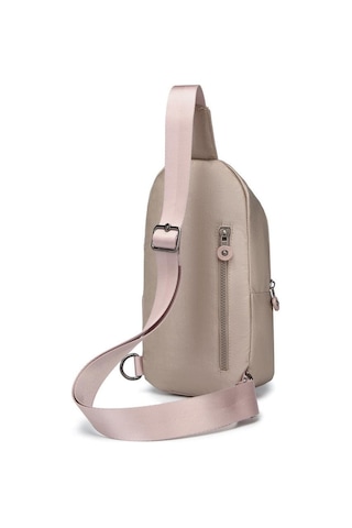 Metalik Kumaş Smart Bags Bodybag Postacı Çantası Kadın 1239 Gülkurusu