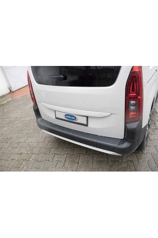 Peugeot Partner 3 Arka Tampon Eşiği Parlak Plastik 2019 Ve Sonras