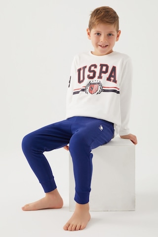 U.s. Polo Assn. Kremmelanj Erkek Çocuk Pijama Takım 5274-42552 Krem