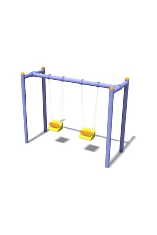 İkili Salıncak, Standart Tip Park Salıncağı 114x2mm-349