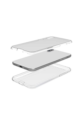 Apple Uyumlu iPhone Xs Max 6.5 Kılıf Zore Enjoy Kapak Renksiz