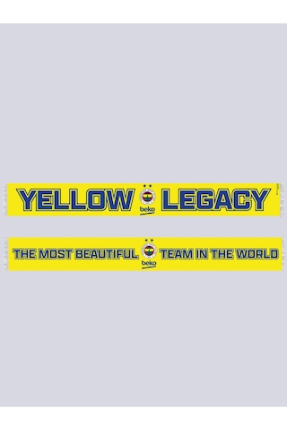 Fenerbahçe Basket Şampiyonluk Yellow Legacy Şal Sarı