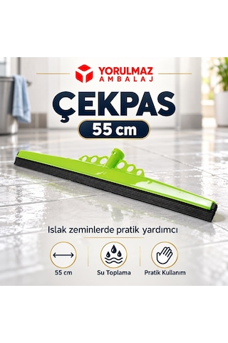 Çekpas Büyük 55 Cm Z163 Zambak Yer Çekçeği, İz Bırakmayan Temizlik