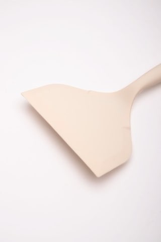 Emaylab Isıya Dayanıklı Silikon Spatula Geniş Yanmaz Yapışmaz Börek Ve Pasta Spatulası Krem