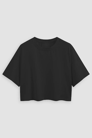 Hiccup Basic Bisiklet Yaka Kısa T-shirt Siyah