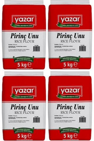 Yazar Pirinç Unu 4 x 5 KG