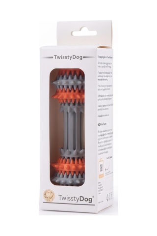 Twisstydog Kauçuk Köpek Çiğneme Oyuncağı, Ağız Temizleyici, Diş