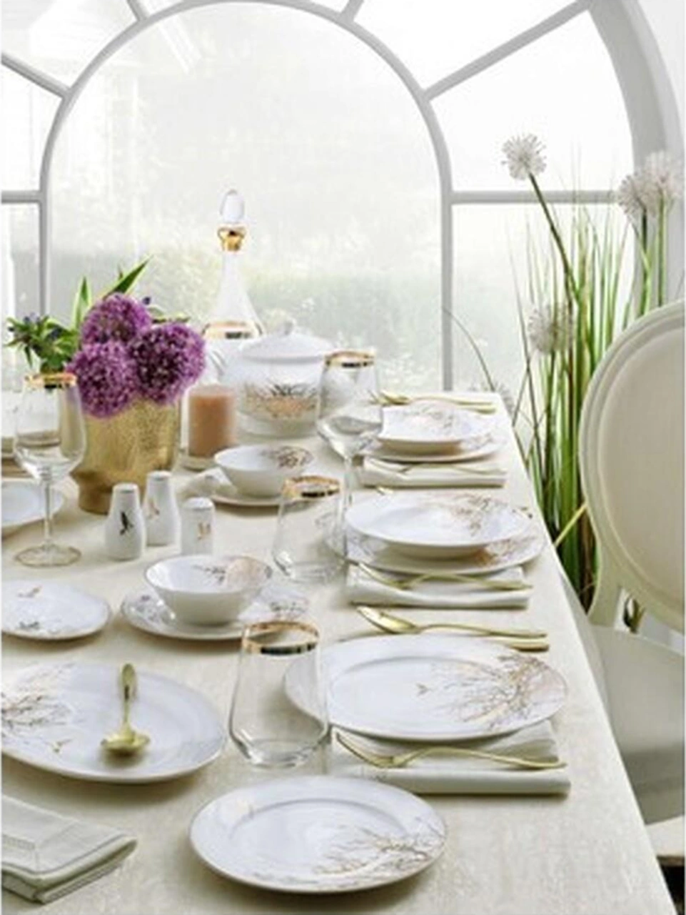 Pierre Cardin Petrina 60 Parça Yemek Takımı Süt Beyazı