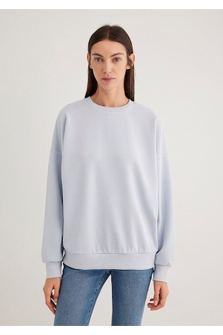 Mavi Kadın Oversize Sweatshırt Halogen Blue 168837-89201 Mavi