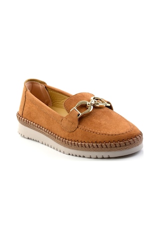 Bambi Taba Kadın Loafer Ayakkabı K01536201002 Taba