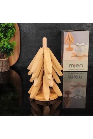 Pintarest Bambu 4'lü Standlı Katlanır Nihale Bambu