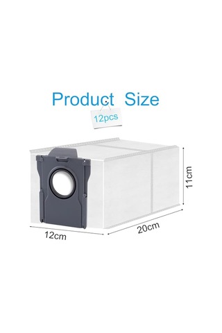 Loohaoc 12 Parça Toz Torbası Seti- L10s Pro Ultra/ X40 Ultra/l30/l20 Ultra/x30 Ultra/x30 Pro Plus/s30/s10/mova P50 Pro