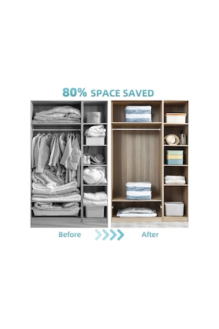 Tarix Vakumlu Hurç,vakum Poşeti,hurç,vakumlu Organizer,elbise İçin Vakumlanabilir Hurç,valiz Organizeri Şeffaf