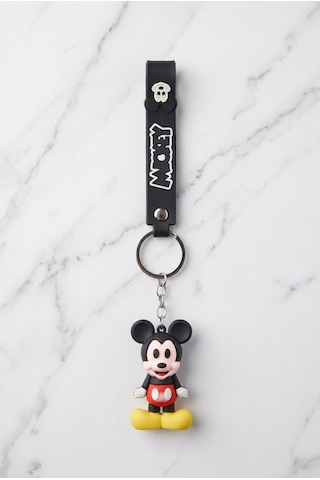 Disney Mickey Mouse Figürlü Silikon Anahtarlık Kırmızı - Siyah Disney Mickey Mouse Figürlü Silikon Anahtarlık Kırmızı - Siyah