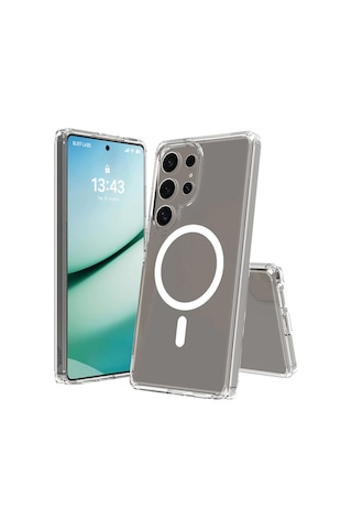Buff Galaxy Uyumlu S25 Ultra Avantaj Paket - Magsafe Kılıf + Ekran Koruyucu + Lens Koruyucu Şeffaf
