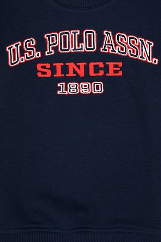 U.S. Polo Assn. Erkek Çocuk Açık Lacivert Bisiklet Yaka Sweatshirt 50313843-VR059
