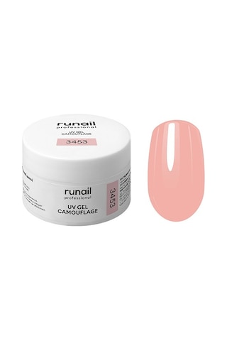 Runail Professional Protez Tırnak Jeli Uv Gel Camouflage Tatlı Pembe 15gr. 3453