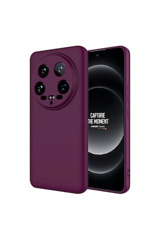 Xiaomi Mi 14 Ultra Kılıf Zore Mara Lansman Kapak Koyu Mor