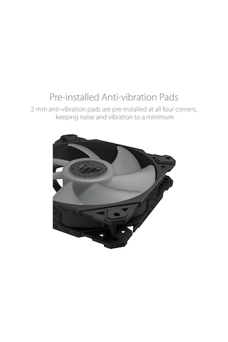 Asus Tuf Gaming Tf120 Argb Kasa Fanı, White Edition - Tekli Paket