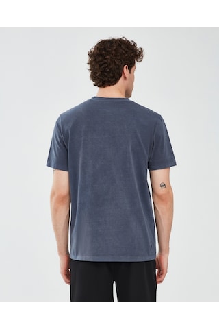Skechers Organic Coll. M Short Sleeve T-Shirt Erkek Lacivert Tshirt S241166-410