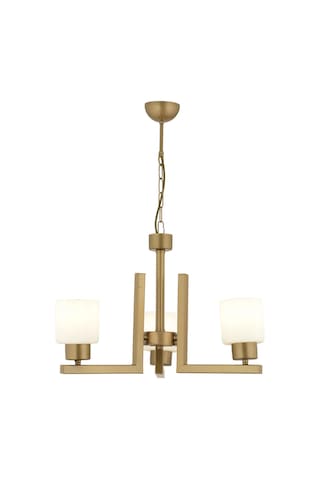 Torqu 3 Lü Eskitme Boyalı Beyaz Camlı Modern Genç Odası Yatak Odası Salon Avize