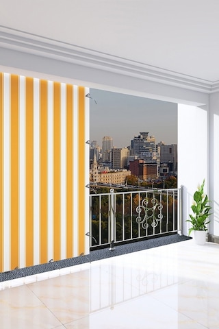 Balkon Perdesi, 200 X 250 Sarı Renkli. Balkon Perdesi-200 X 250-Sarı