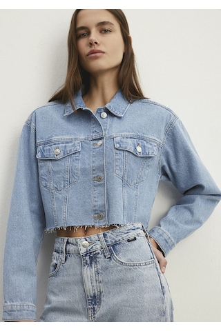 Mavi - Brenda 90lar İndigo Mavisi Jean Ceket 1110118-86443 Mavi
