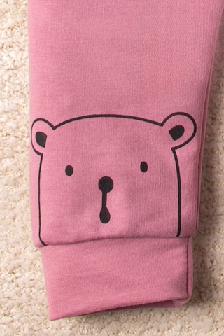 Mai Perla Smile Bear Nose 2'li Unisex Bebek Alt Üst Takım Mercan