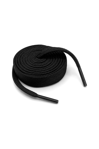 Hapshoe 80 Cm Siyah 5 Mm Yassı Mumlu Ayakkabı Bağcığı