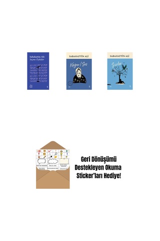 Everest Açıkhava 1 - Sabahattin Ali Seçme Öyküler + Kağnı / Ses + Şiirler + Okuma Sticker'ları