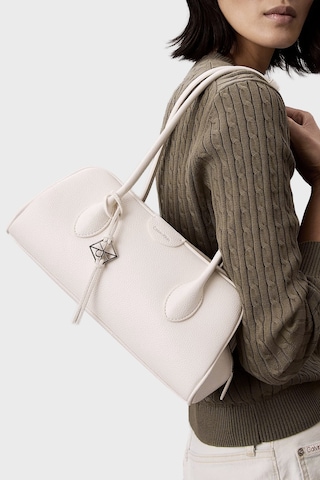 Calvin Klein Logolu Omuz Askılı Çanta Lv04f3743g4lx Bayan Çanta Lv04f3743g 4lx Beyaz