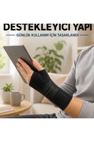 Avuç İçi Metal Destekli El Bilekliği Ayarlanabilir Cırtlı Bilek Desteği