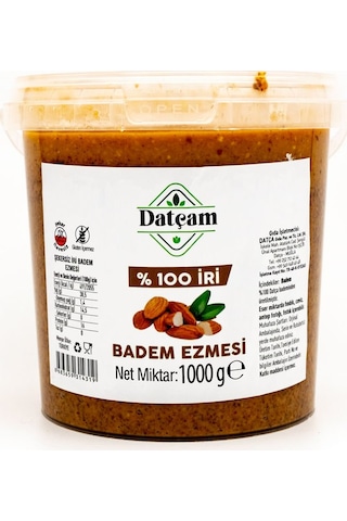 % 100 İri Badem Ezmesi Şekersiz 1kg % 100 İri Badem Ezmesi Şekersiz 1kg