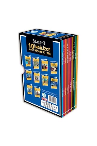 Stage-3 Ingilizce Hikaye Seti 10 Kitap Seti Maviçatı Yayınları