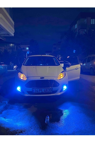 H11 Buz Mavisi Led Xenon Sis Farı Ampulü Şimşek Etkili