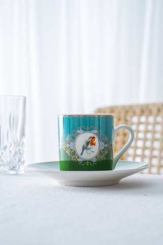 Acar Cybil 6 Kişilik Porselen Kahve Fincan Takımı - 90 Ml Renkli
