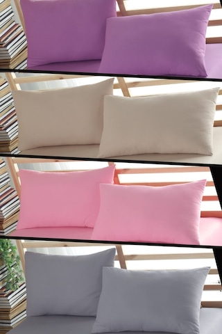 Formeya Ranforce %100 Pamuk Yastık Kılıfı 8 Adet 50 x 70 Kapaklı