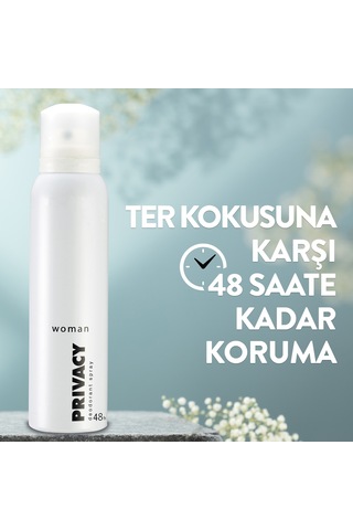 Privacy Woman Kadın Deodorant Sprey 3 x 150 ML