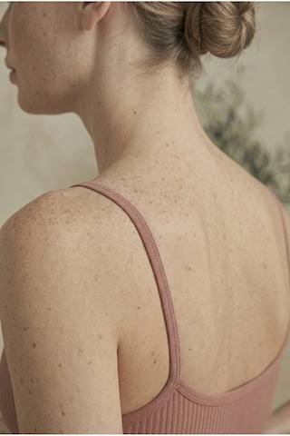 İpeksi Collection 3 Lü Çıkarılabilir Pedli Fitilli İp Askılı Bralet Büstiyer Crop Atlet Pembe