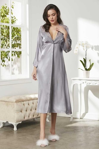 Pierre Cardin 6'lı Kaplı Gecelik Sabahlık Set 6425 Royal Renk Royal