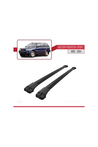 Holden Frontera Sport 1999-2004 Arası İle Uyumlu Ace-1 Ara Atkı Tavan Barı Siyah