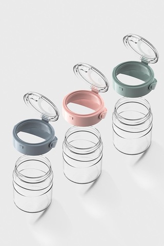 Renga Mono 900 Ml 3'lü Cam Kavanoz Seti 131064 Renkli Renkli