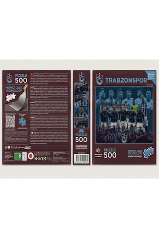 Mythos 500 Parça Puzzle Trabzonspor 2025/2026 Sezonu 48 X 34 Cm Resmi Lisanslı