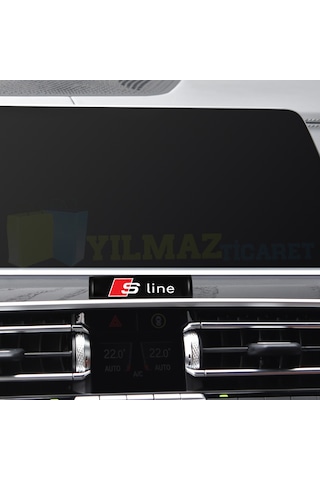 Audi S Line Kapı Kolu Torpido Konsol Ayna Damla Silikon Araba Oto Sticker Etiket Yapıştırma