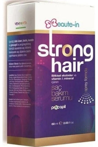Herbasist Beute-in Strong Hair Sprey Saç Bakım Serumu 60 ml