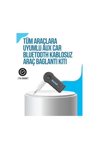 Araç İçi Bluetooth Aux Müzik Ve Telefon Görüşmesi Adaptörü Diğer