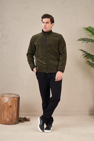 Pjs 23714 Erkek Fermuarlı Polar Eşofman Takım 001