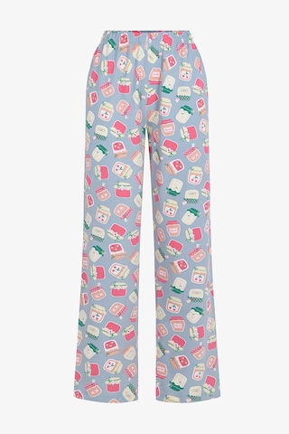 Penti Açık Mavi Sweet Breakfast Pantolon Pijama Takımı
